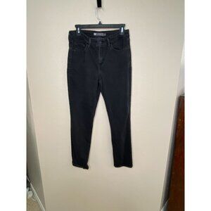 Levi’s‎ Women’s Black Mid Rise Skinny Jeans Size 8 Cotton Blend Stretch Denim